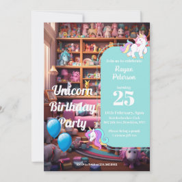 Unicorn Skojjar födelsedag 2, Skojjar Party Julkort