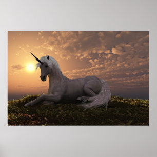 UNICORN SKRIFT POSTER