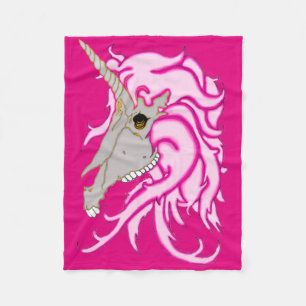 Unicorn Skull Fleecefilt