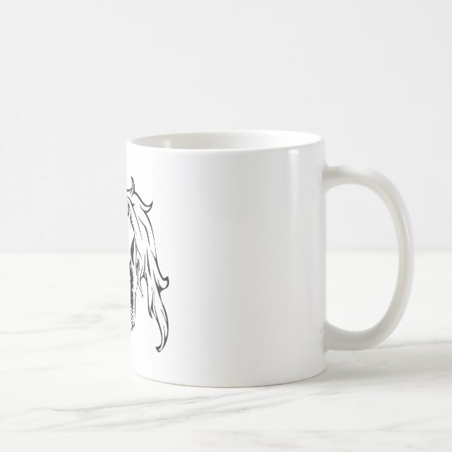 Unicorn Skull Kaffemugg (Höger)