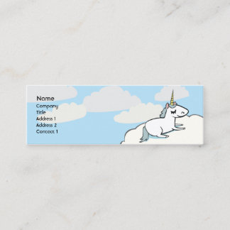 Unicorn - Smala Mini Visitkort
