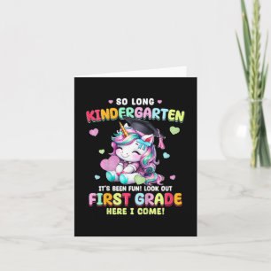 Unicorn So Long Kindergarten Studenten I Dag O Kort