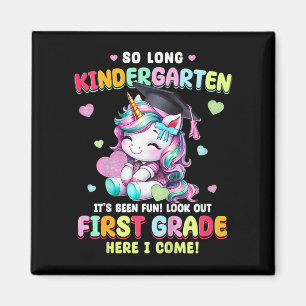 Unicorn So Long Kindergarten Studenten I Dag O Magnet