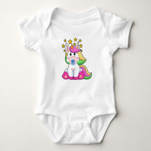 Unicorn som Baby med Nappar T Shirt