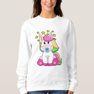 Unicorn som Baby med Nappar T Shirt