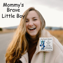 Unicorn, Son, Kid, MS Warrior Button Knapp