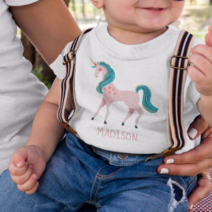 Unicorn söta barn flickor baby T-Shirt