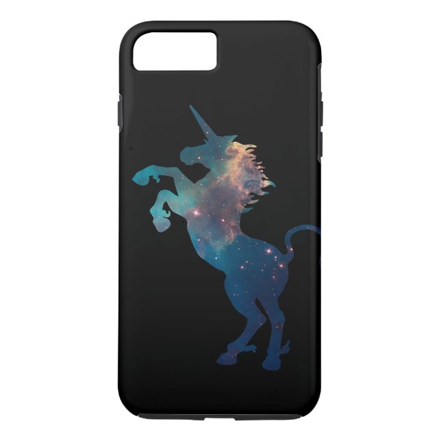 Unicorn Space Mönster Case-Mate iPhone Skal (Baksida)