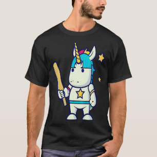 Unicorn spelar Cricket Cricket Player T Shirt