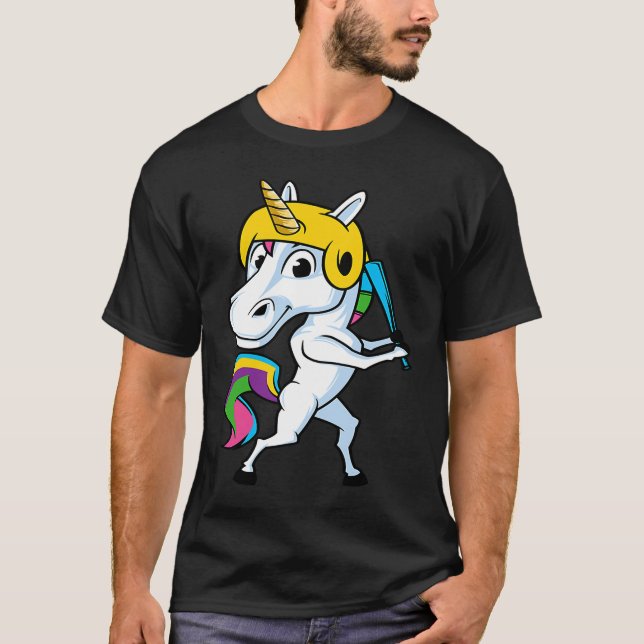 Unicorn Sports Magic Softball och Baseball Athle T Shirt (Framsida)