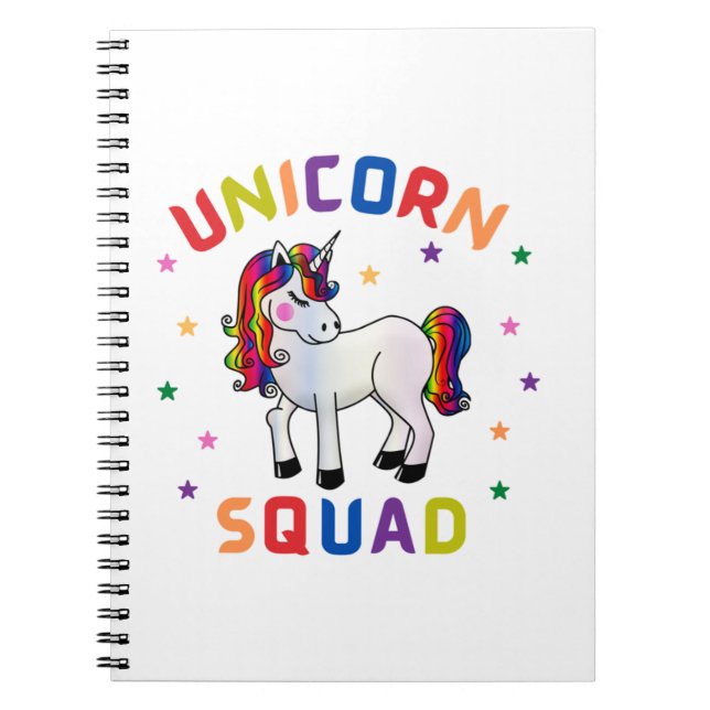 Unicorn Squad Anteckningsbok (Framsidan)