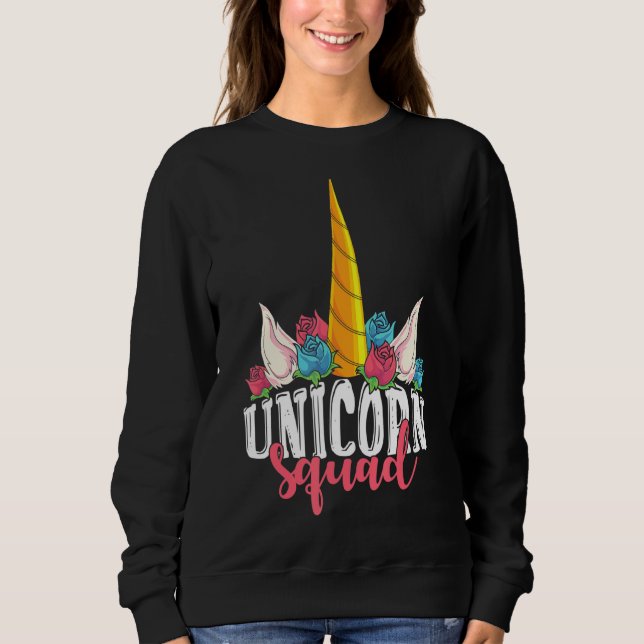 Unicorn Squad Fairytale Magic Mythical Creature T Shirt (Framsida)