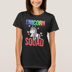 Unicorn Squad Friends Rainbow Myth Fairytale Unico T Shirt