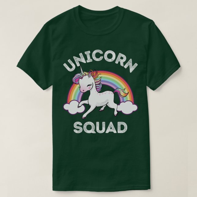 Unicorn Squad Funny T Shirt (Design framsida)