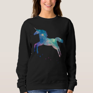 Unicorn Squad Galaxy Galactic Space Flygande T Shirt