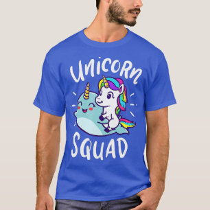 Unicorn Squad Narwhal Funny Cute Birthday Party Pr T Shirt