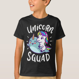 Unicorn Squad Narwhal Funny Cute Birthday Party Pr T Shirt