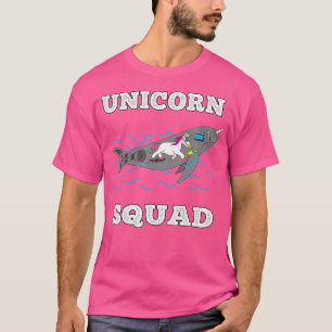 Unicorn Squad Narwhal Funny Unicorn Dyka T Shirt