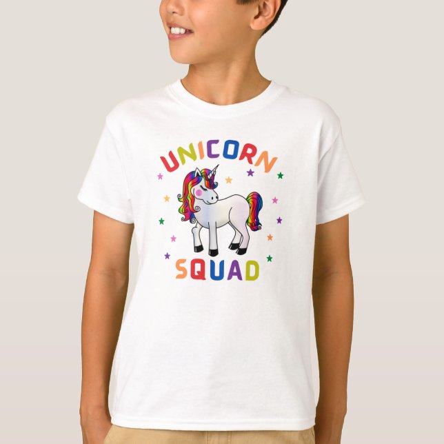 Unicorn Squad T Shirt (Framsida)