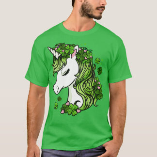 Unicorn St patricks day T Shirt