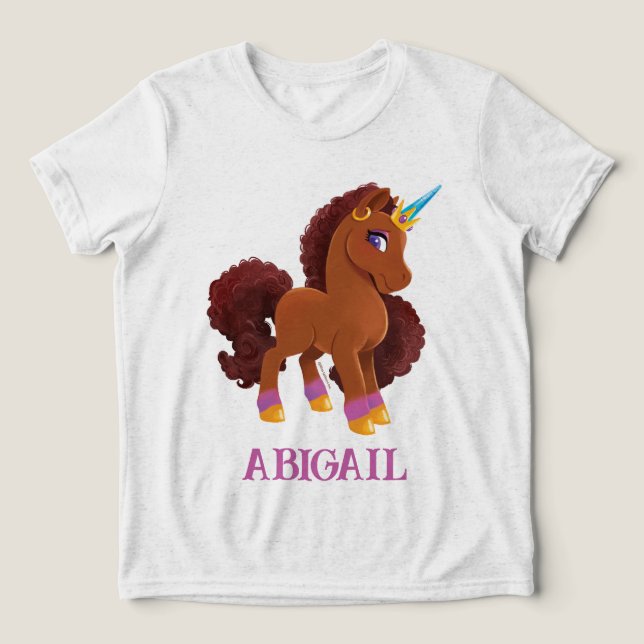 Unicorn Stack Proud T Shirt (Design Framsida)