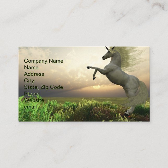 Unicorn Stag Visitkort (Framsida)