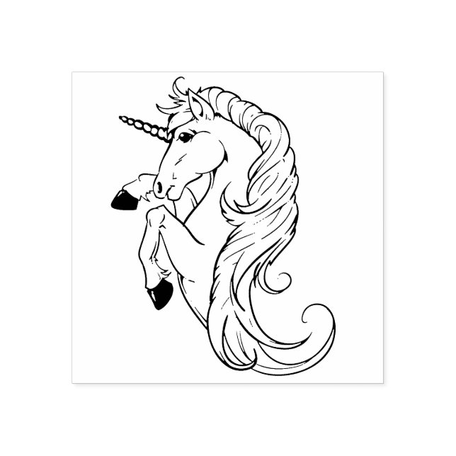 Unicorn Stämpel (Tryck)