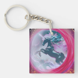 Unicorn Stänk Keychain