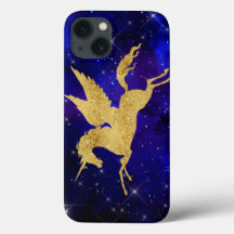 Unicorn Stardust Galaxy Constellation Blue Guld