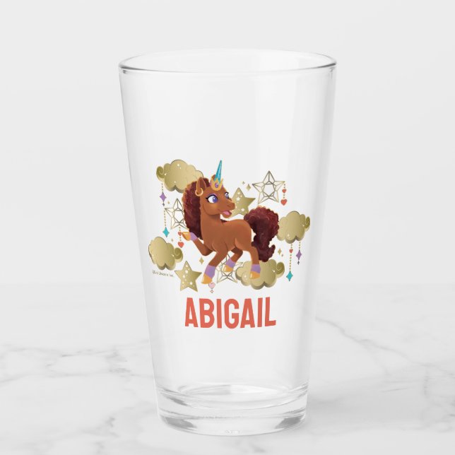 Unicorn Stars & Clouds Glaskopp (Framsida)