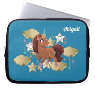 Unicorn Stars & Clouds Laptop Fodral
