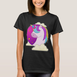 Unicorn Stars Clouds T Shirt