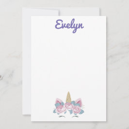 Unicorn Stationary Tack Kort