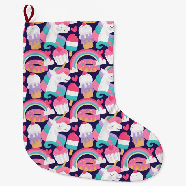 Unicorn Stor Julstrumpa (Framsidan)