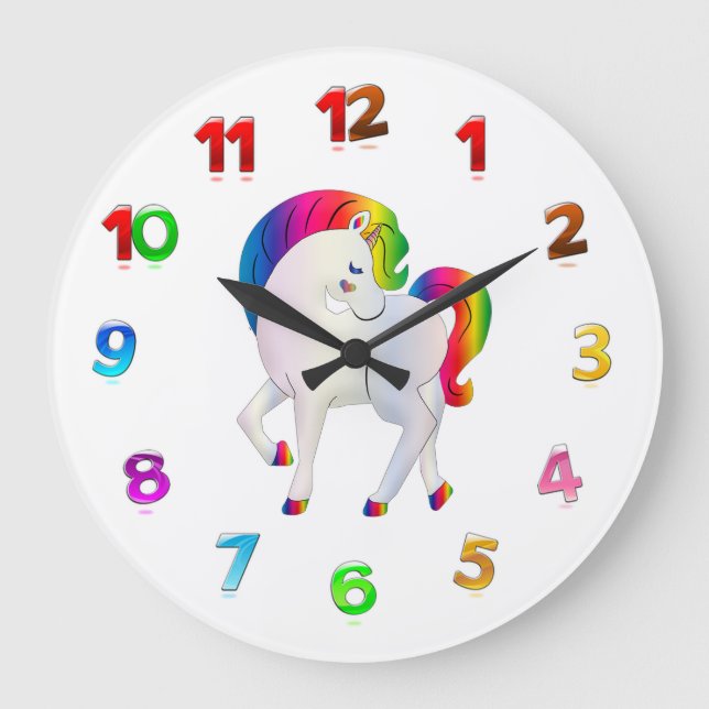 Unicorn Stor Klocka (Framsida)