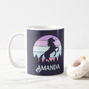 Unicorn Sunset Personlig mugg
