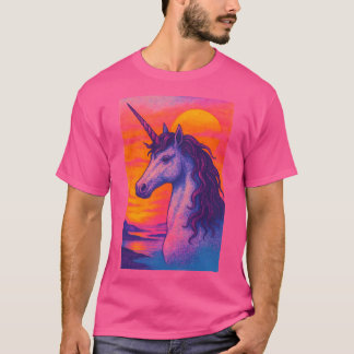 Unicorn Sunset Vibes T Shirt