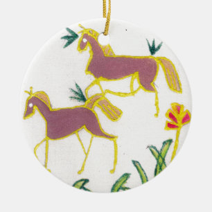 Unicorn Sunshine Julgransprydnad Keramik