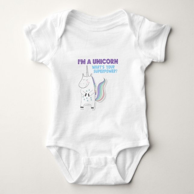 Unicorn Superpower Tee (Framsida)