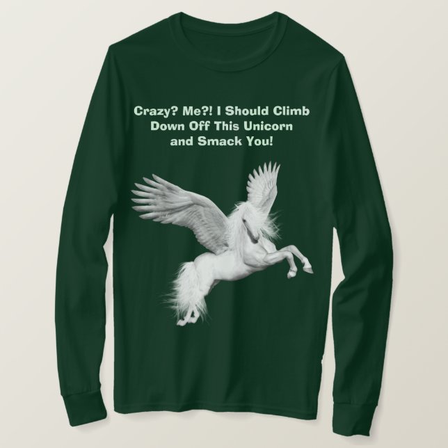 Unicorn Sweatshirt T Shirt (Design framsida)