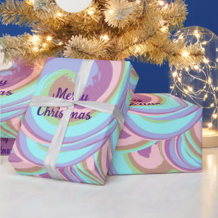 Unicorn Swirl (Anpassa text) Presentpapper