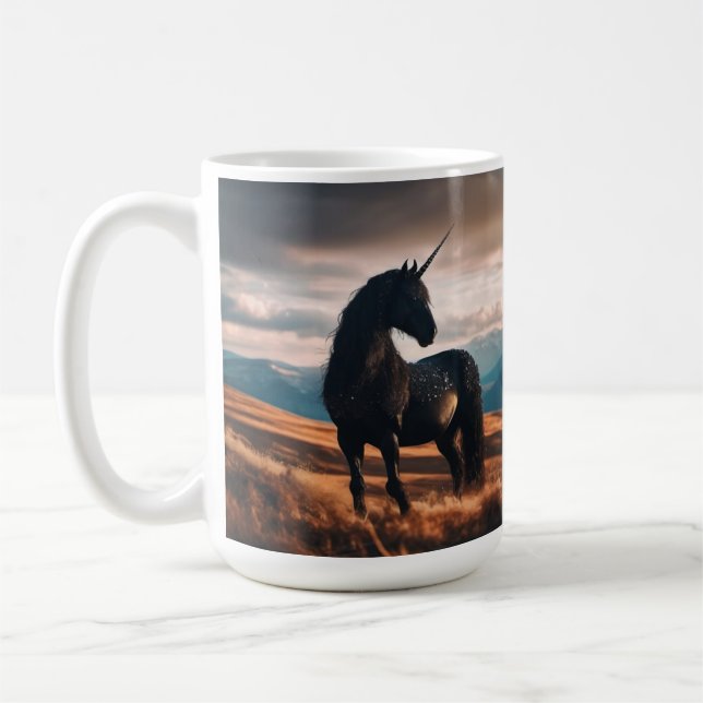 Unicorn Symbolism Kaffemugg (Vänster)