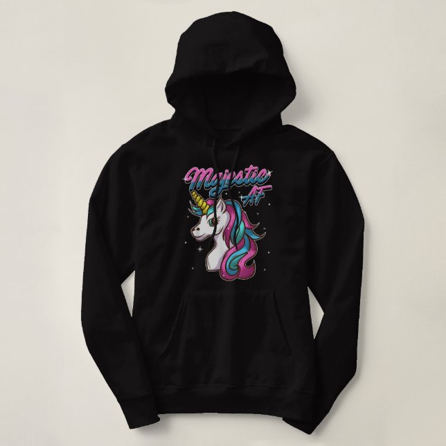 Unicorn T Majestic AF T Unicorn 252 Shirt (Design framsida)
