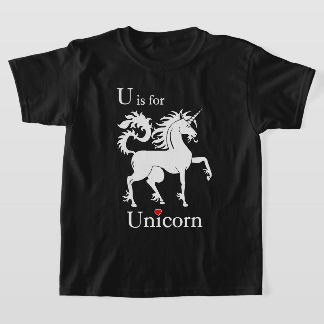 Unicorn T Shirt (Laydown)