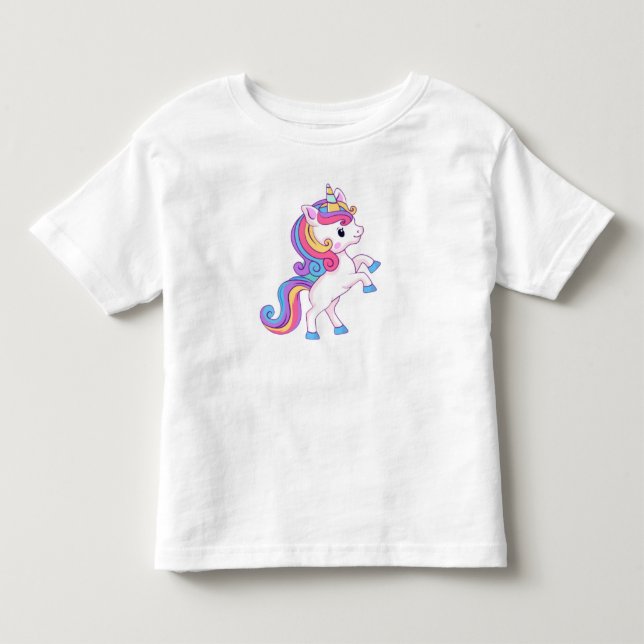 Unicorn T-shirt. T Shirt (Framsida)