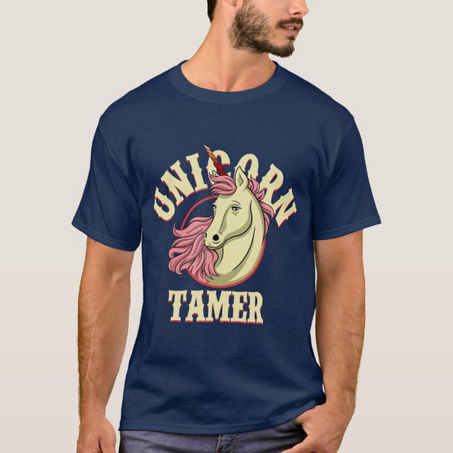 Unicorn Tamer Unicorn Party T Shirt (Framsida)