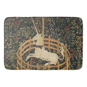 Unicorn Tapestries Captivity Medieval Tapestry Badrumsmatta
