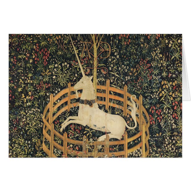 Unicorn Tapestries Classic Tapestry Hälsningskort (Framsidan Horizontal)