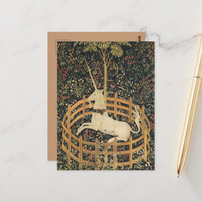 Unicorn Tapestries Classic Tapestry Vykort (Fram/Back In Situ)