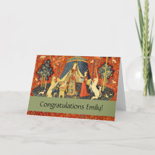 Unicorn Tapestries Dam Legend Medieval Kort